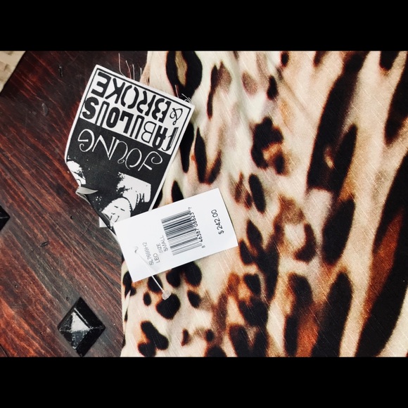 Young Fabulous and Broke LEO off shoulder Dress - Picture 4 of 8